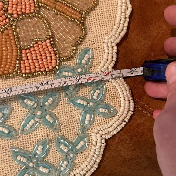 Beaded Table Runner 3’ long - Picture 2 of 8